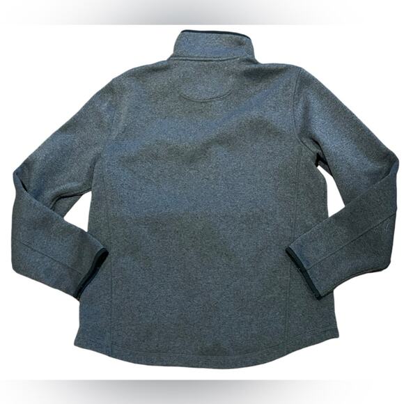 LL Bean Mens Medium Regular Gray Full Zip Jacket - Picture 2 of 6